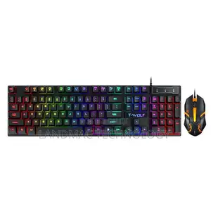 T-wolf 3-piece Illuminated Gaming Mouse And Keyboard Set