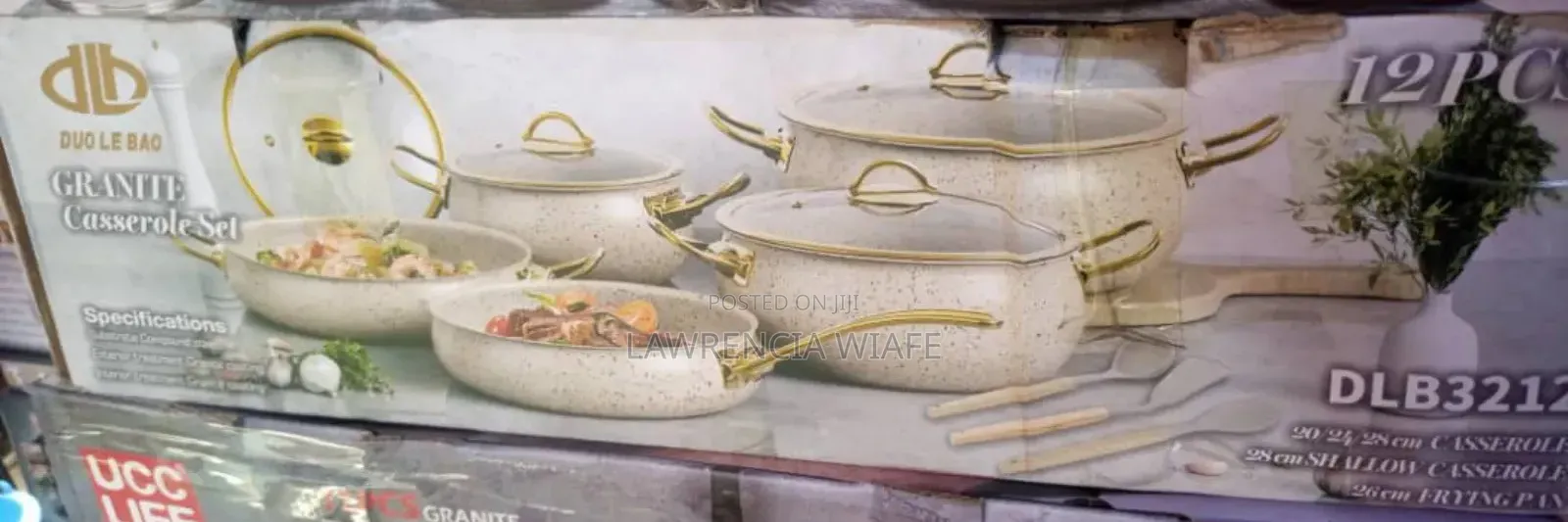 12pcs Quality Granite Cookware Set
