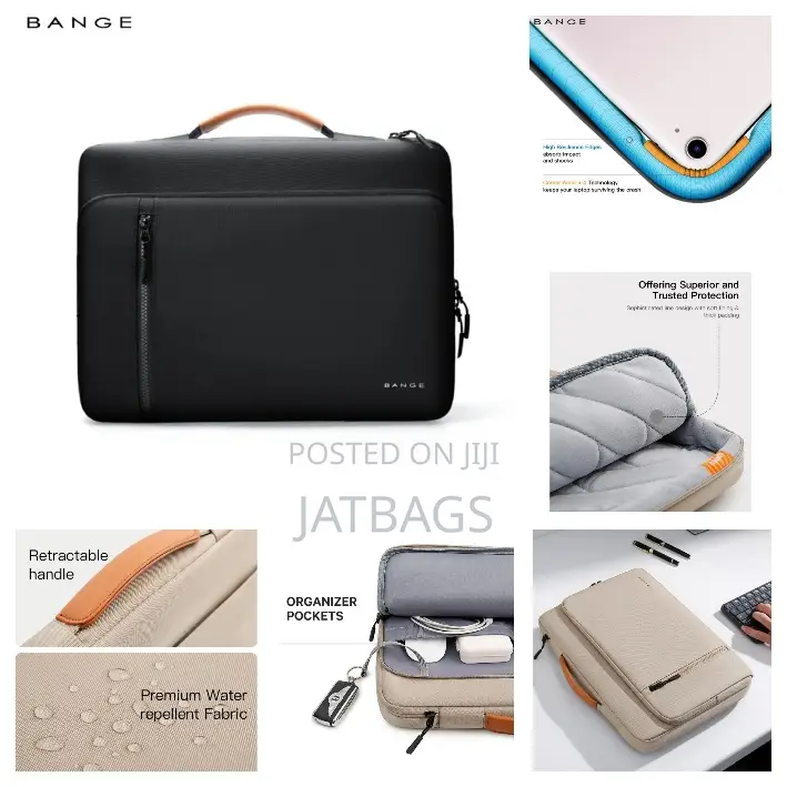 Bange 15-Inch Hand Waterproof Laptop Bag (Free Delivery)