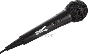 Rockjam Karaoke Microphone 3m Wired in Black