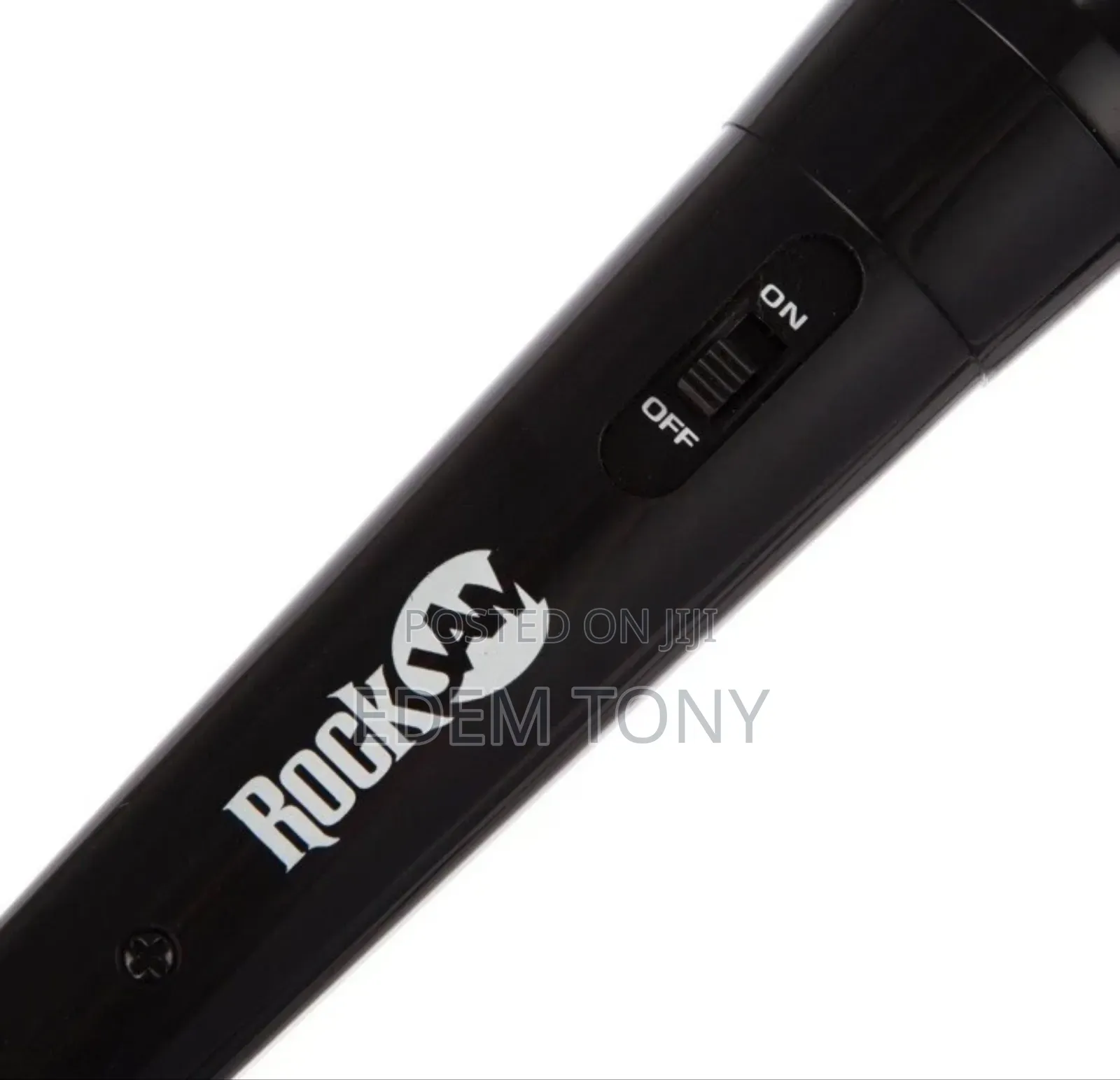 Rockjam Karaoke Microphone 3m Wired in Black