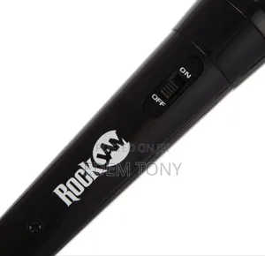 Rockjam Karaoke Microphone 3m Wired in Black