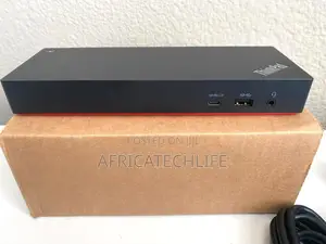 Lenovo Thinkpad Thunderbolt 4 Dock, 4 Displays, 100w Charging, Black