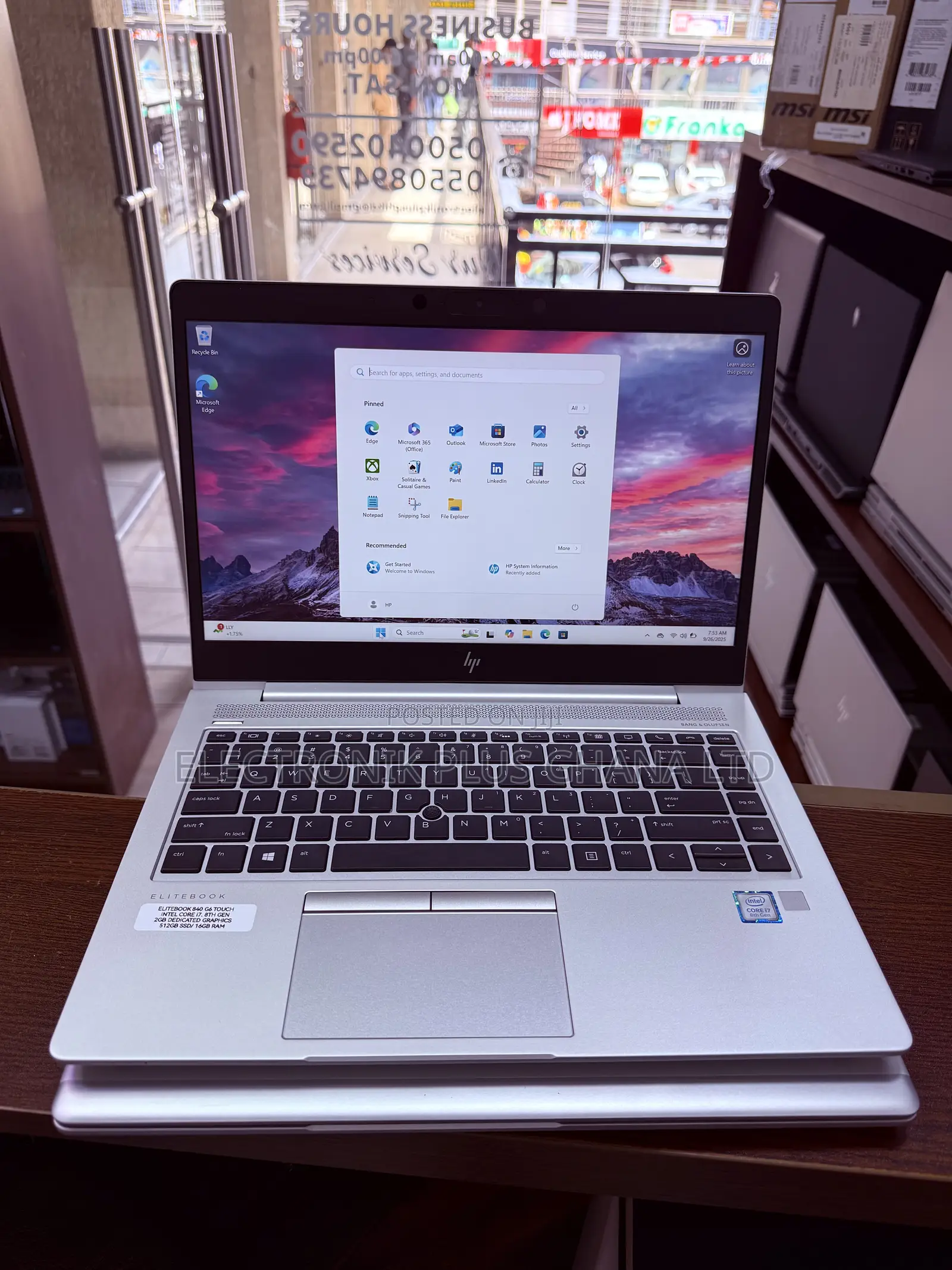 Laptop HP EliteBook 840 G6 16GB Intel Core i7 SSD 512GB