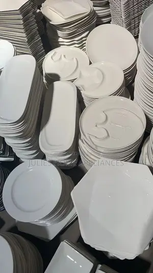 Beautiful Big Ceramic Mix Fufu Blows / Plates / Tea Pot