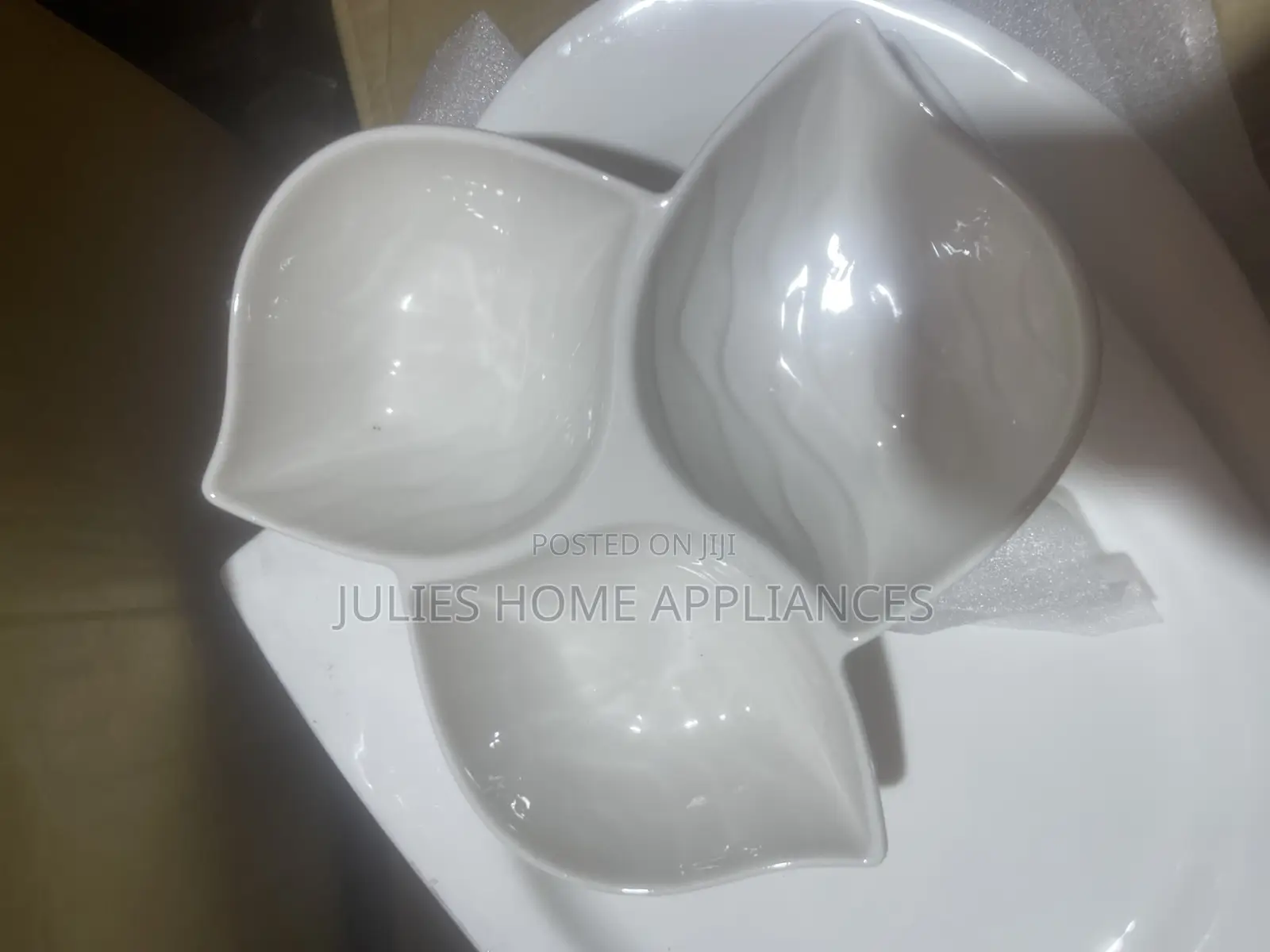 Beautiful Big Ceramic Mix Fufu Blows / Plates / Tea Pot