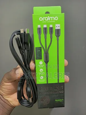 Oraimo Duraline 4 3a 1.2m 3 in 1 Cable
