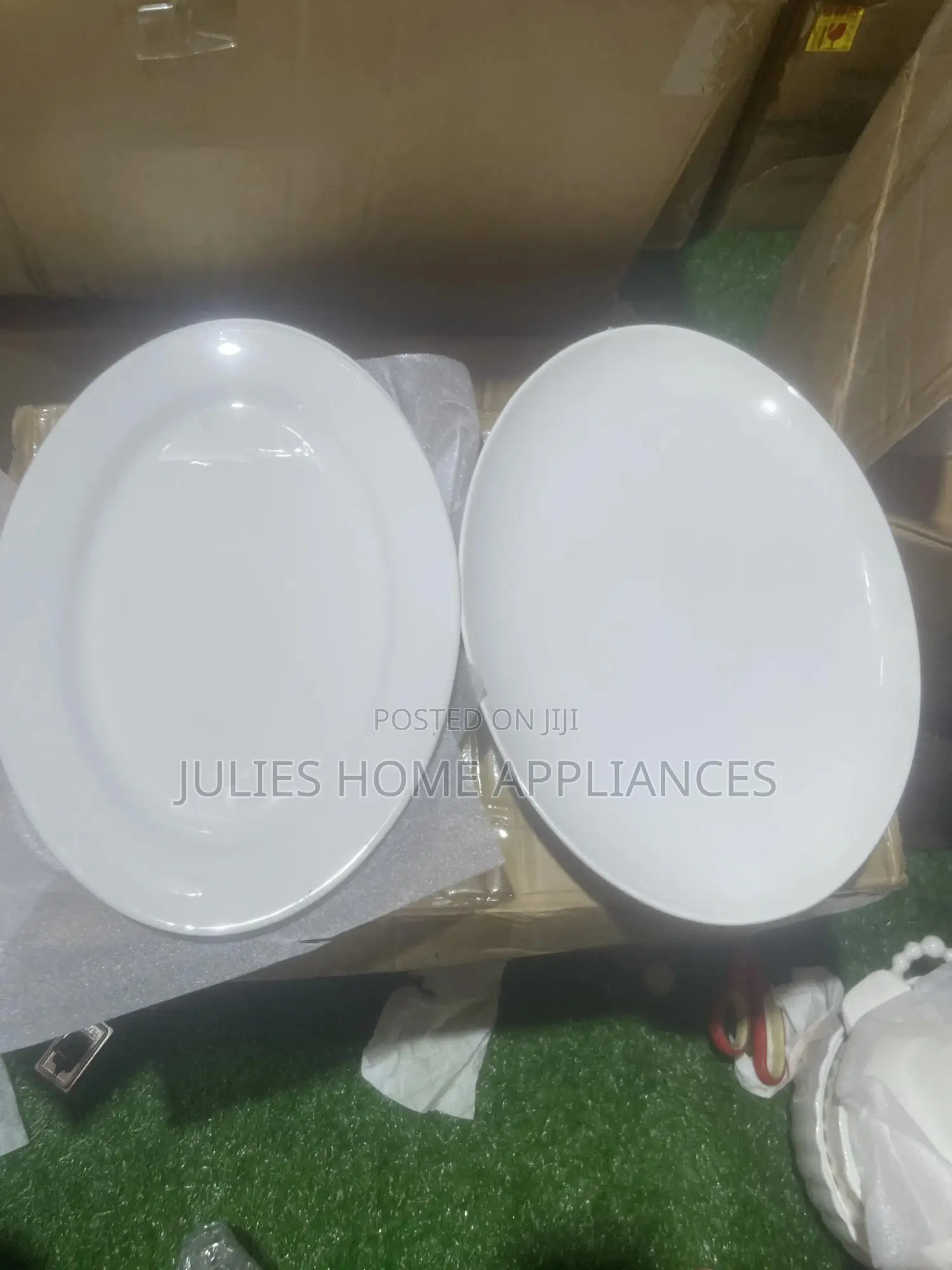 Beautiful Big Ceramic Mix Fufu Blows / Plates / Tea Pot