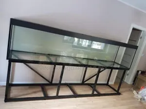 Angle Bar Metallic Glass Aquarium