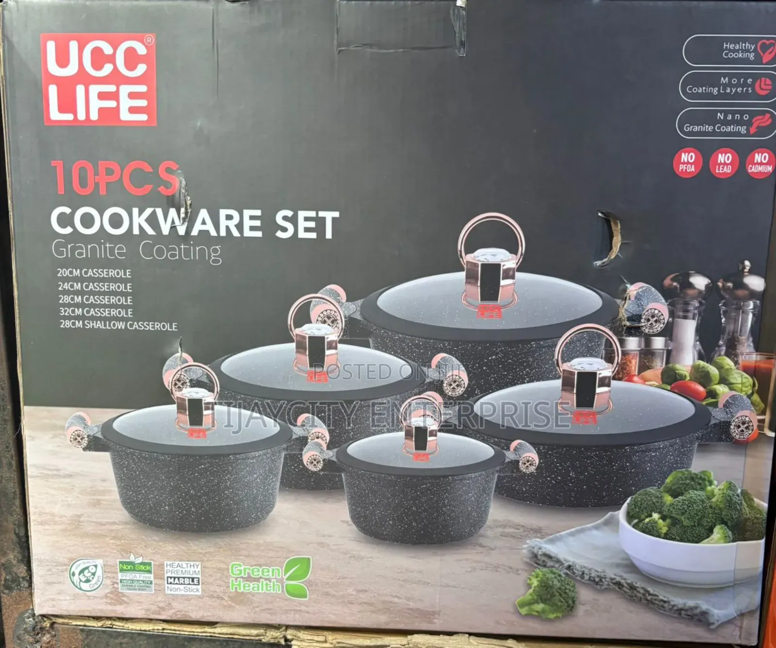 10 PCS Cookware Set