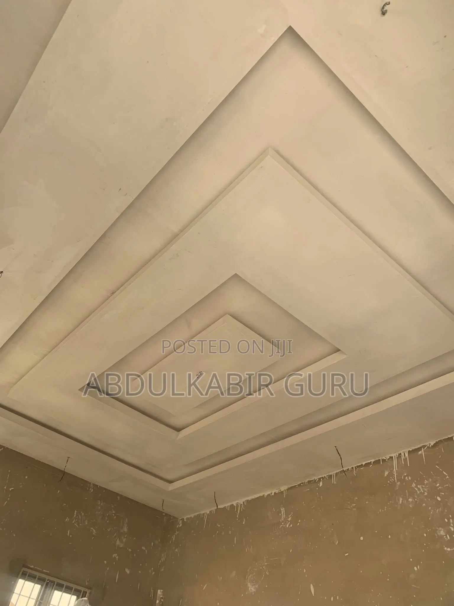 Pop Ceiling Quality and Nice Decoration in Ghana