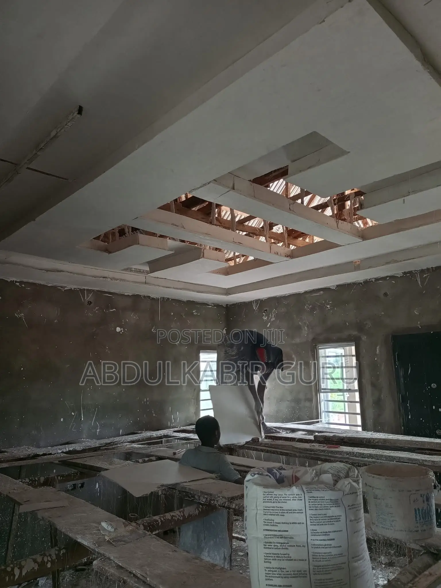 Pop Ceiling Quality and Nice Decoration in Ghana