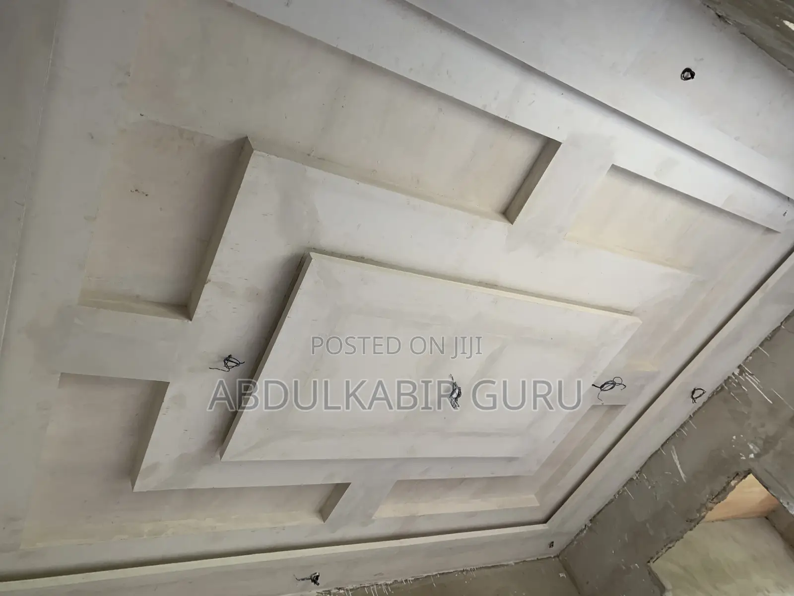 Pop Ceiling Quality and Nice Decoration in Ghana