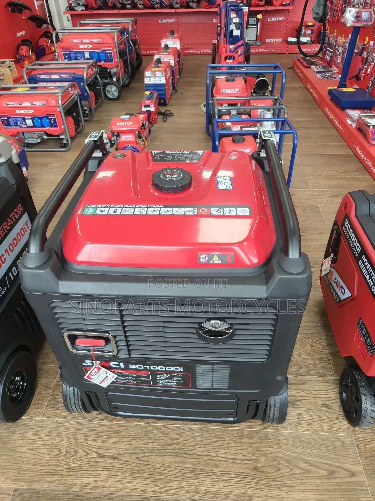 Senci Sc10000it 11kva Silent Inverter Generator Petrol Fuel Saving