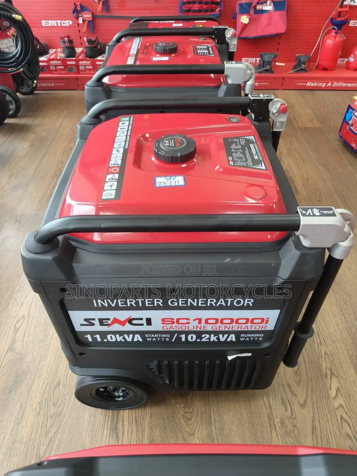 Senci Sc10000it 11kva Silent Inverter Generator Petrol Fuel Saving