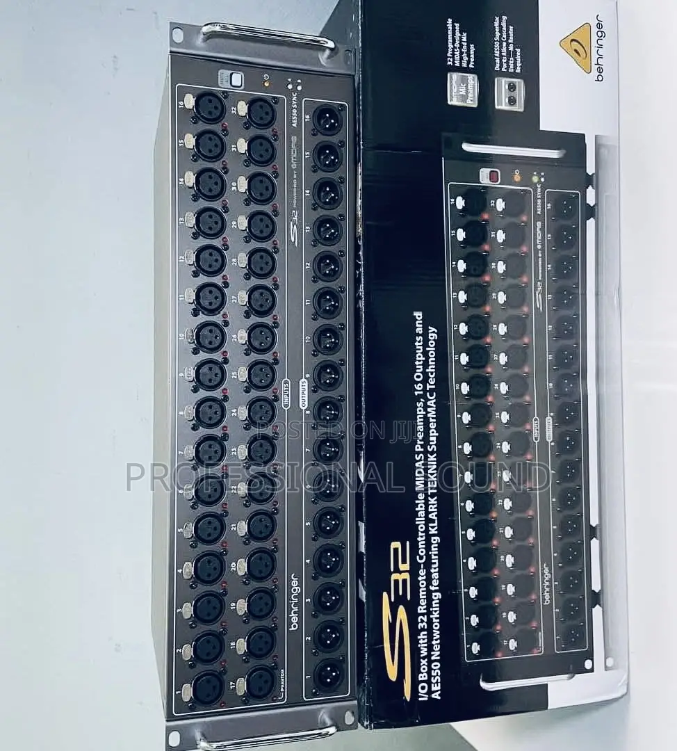 Behringer S32 32channel Digital Stage Box