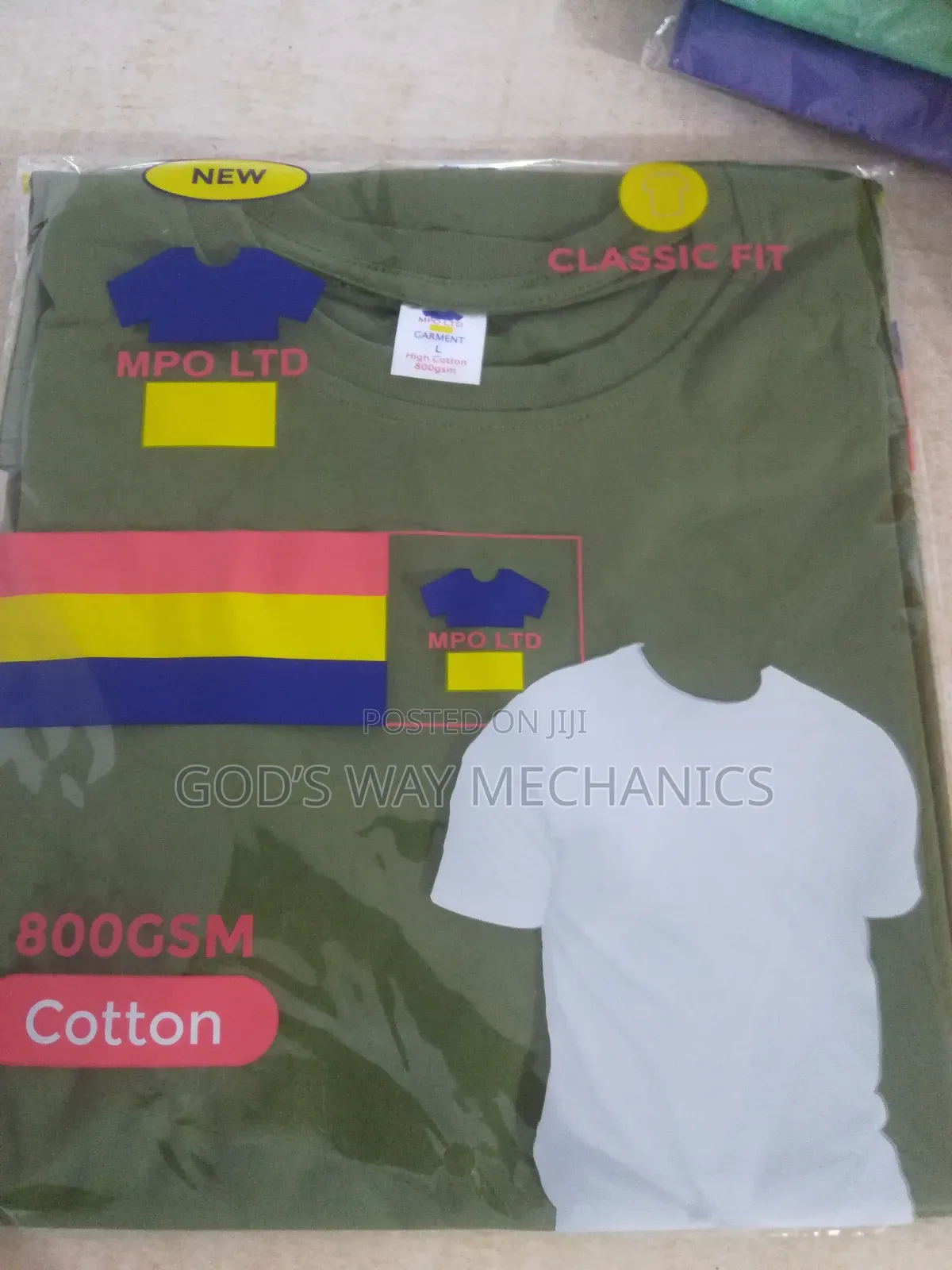 T-Shirt (Cotton )800gsm High Quality Classic Fit T-Shirt