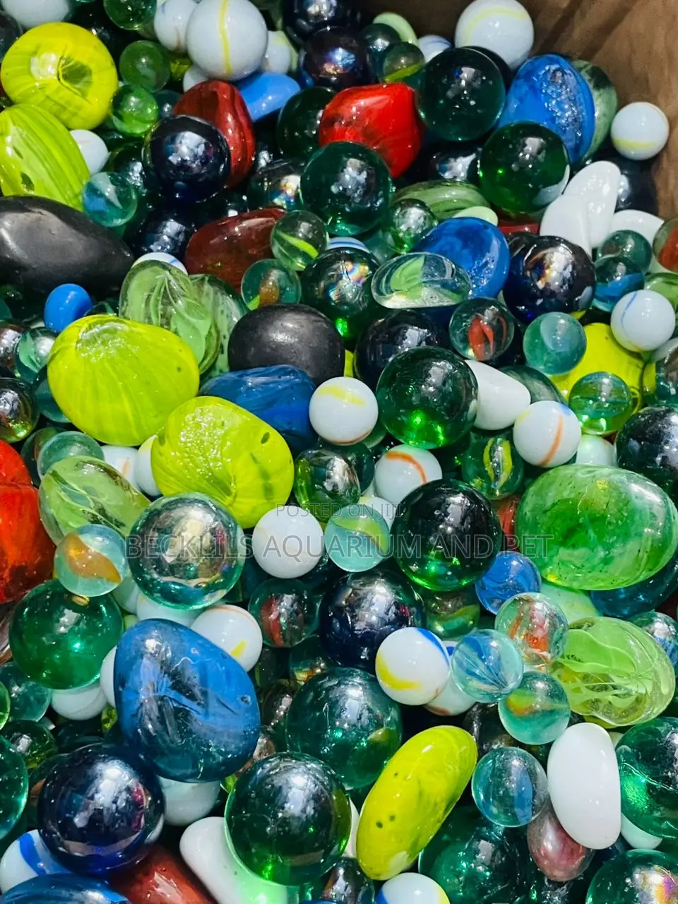 Shinny Pebbles for Aquarium