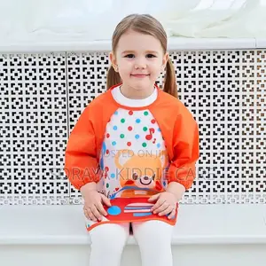 Long Sleeve Fabric Blend Bibs for Toddlers