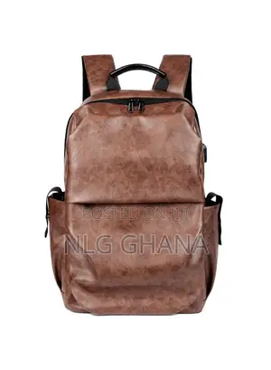 760 Pu Leather Men Backpack Casual Travel Laptop Storage Bag. Tvx27646