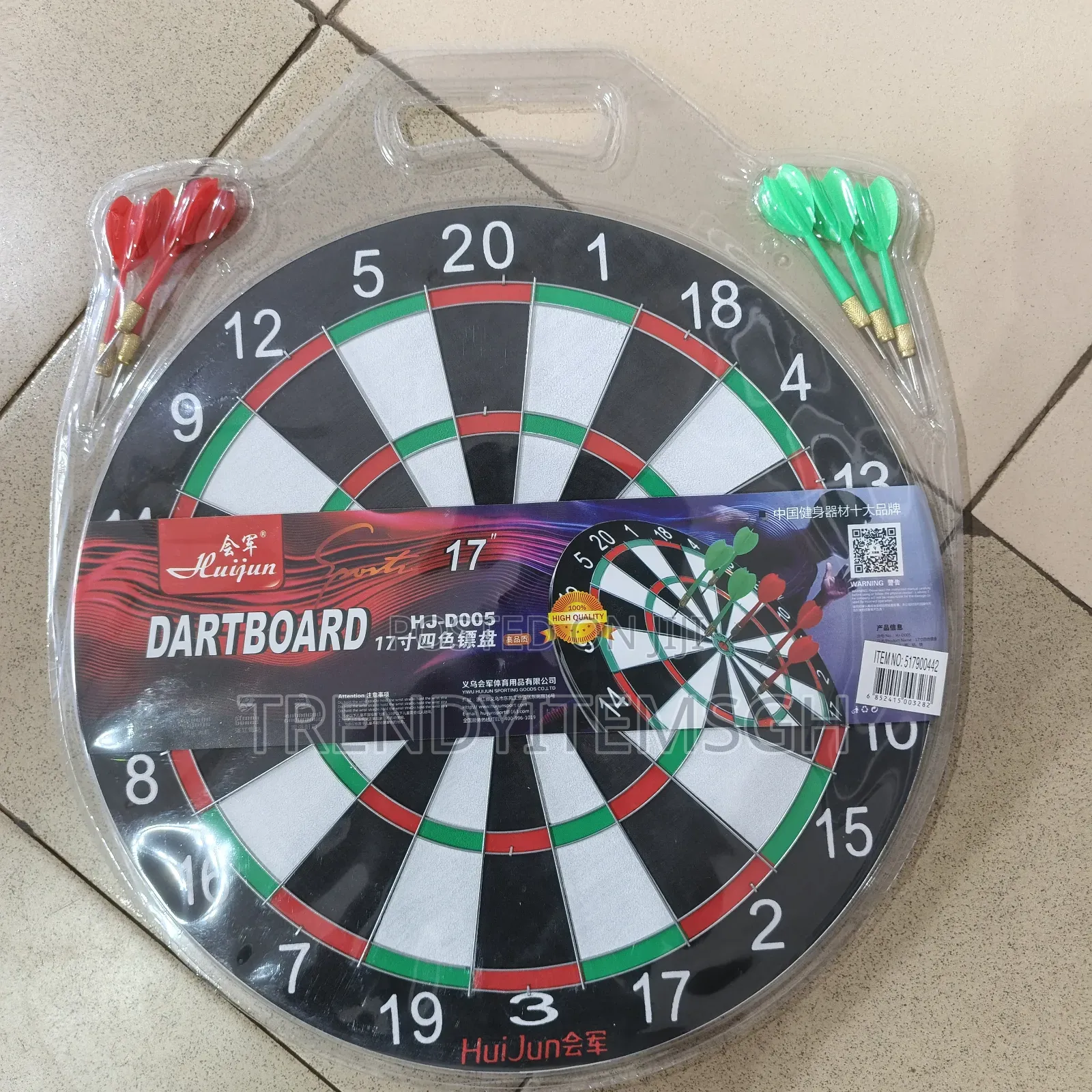 Double Side Dartboard Game