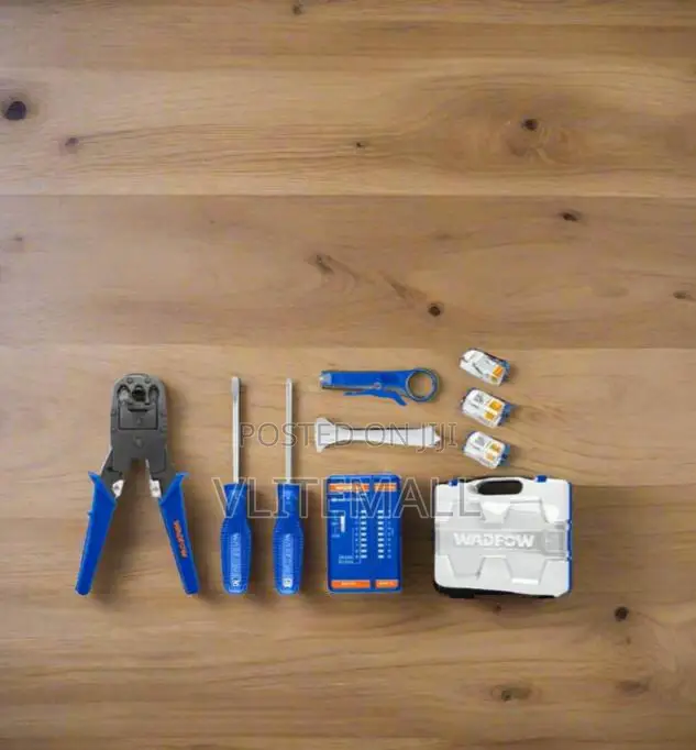 Wadfow 46-Piece Modular Plug Crimper Set - Whs2b46