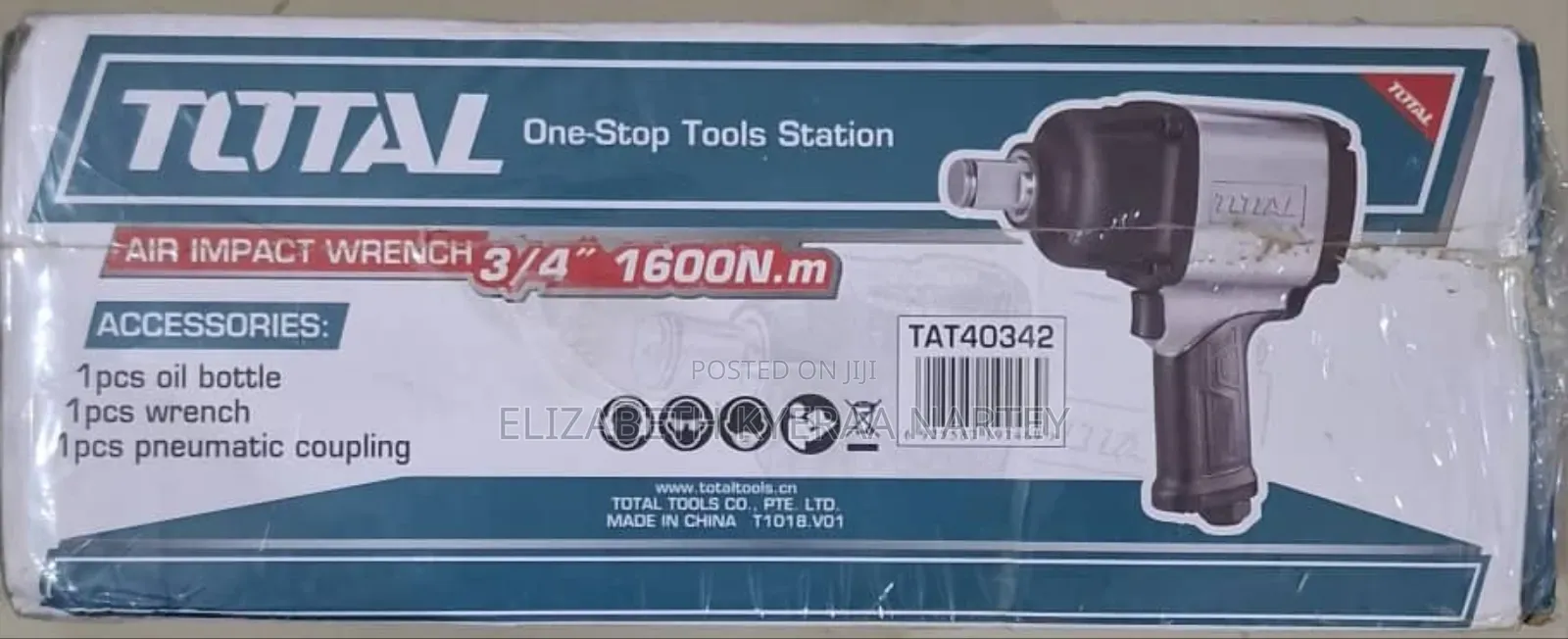 Total 3/4 Air Impact Wrench