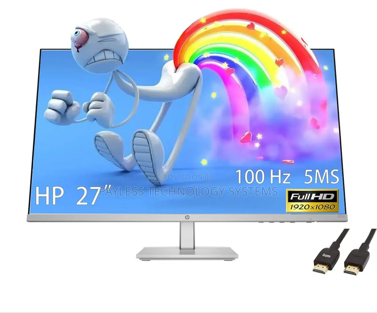 Hp 527sa Series 5 Monitor-27.0 Inches FHD Lcd|Ips|Vga|Hdmi|Audio