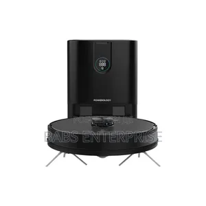 Powerology Robo Vacuum Cleaner 4000pa 4000mah  Auto-emptying Dock