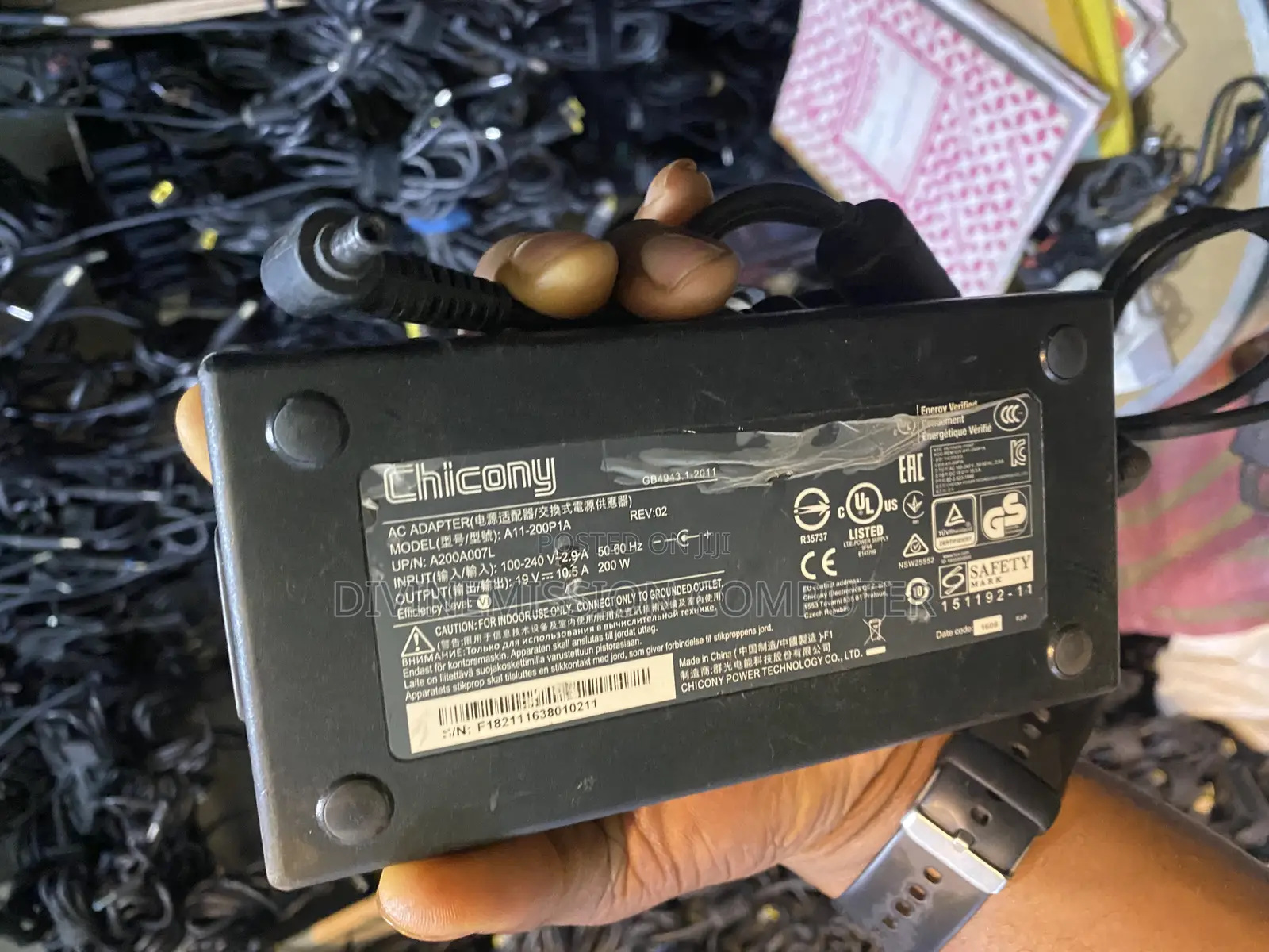 Msi Chicony Adapter/Charger 19v=10.5a (200w)