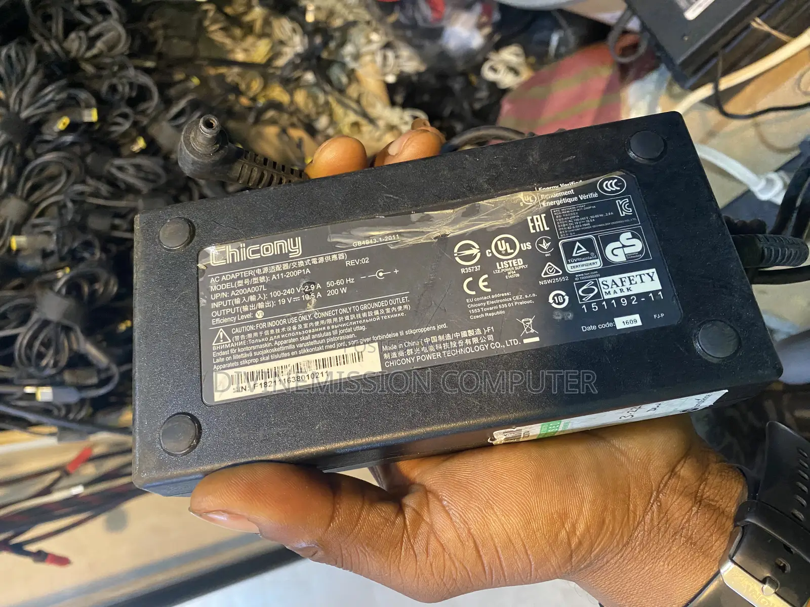 Msi Chicony Adapter/Charger 19v=10.5a (200w)