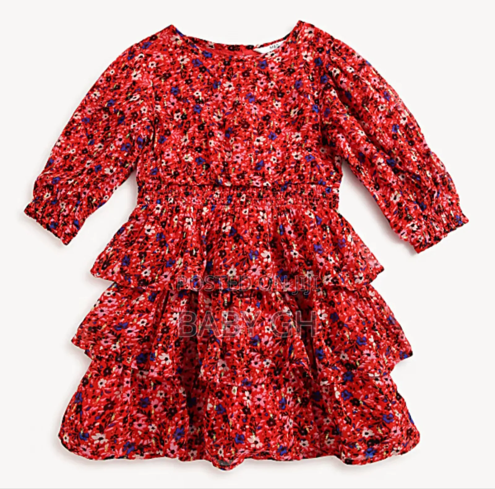 Floral Long-Sleeved Dress From M S