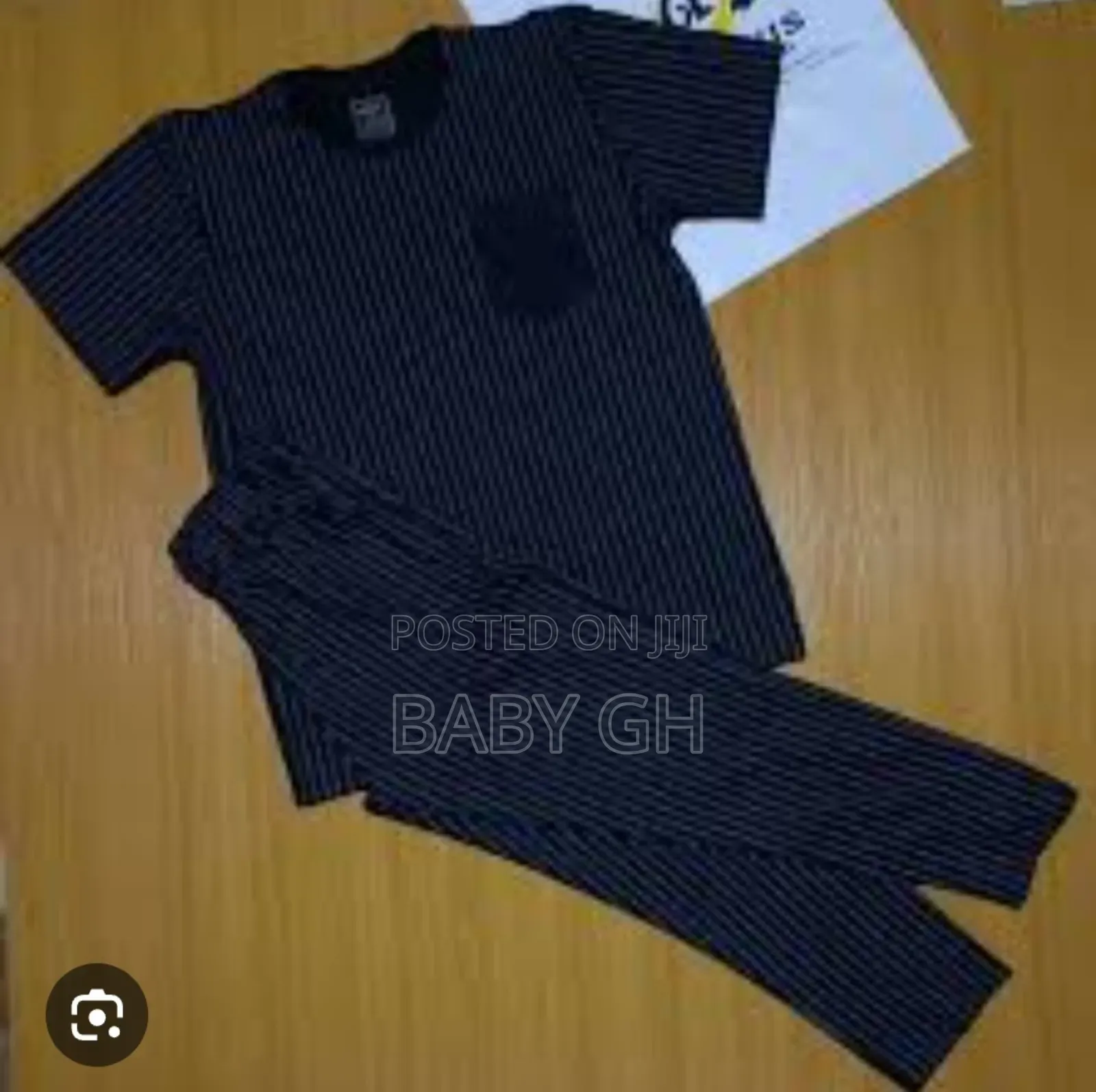 George Short Sleeves Stripped 2 Pieces