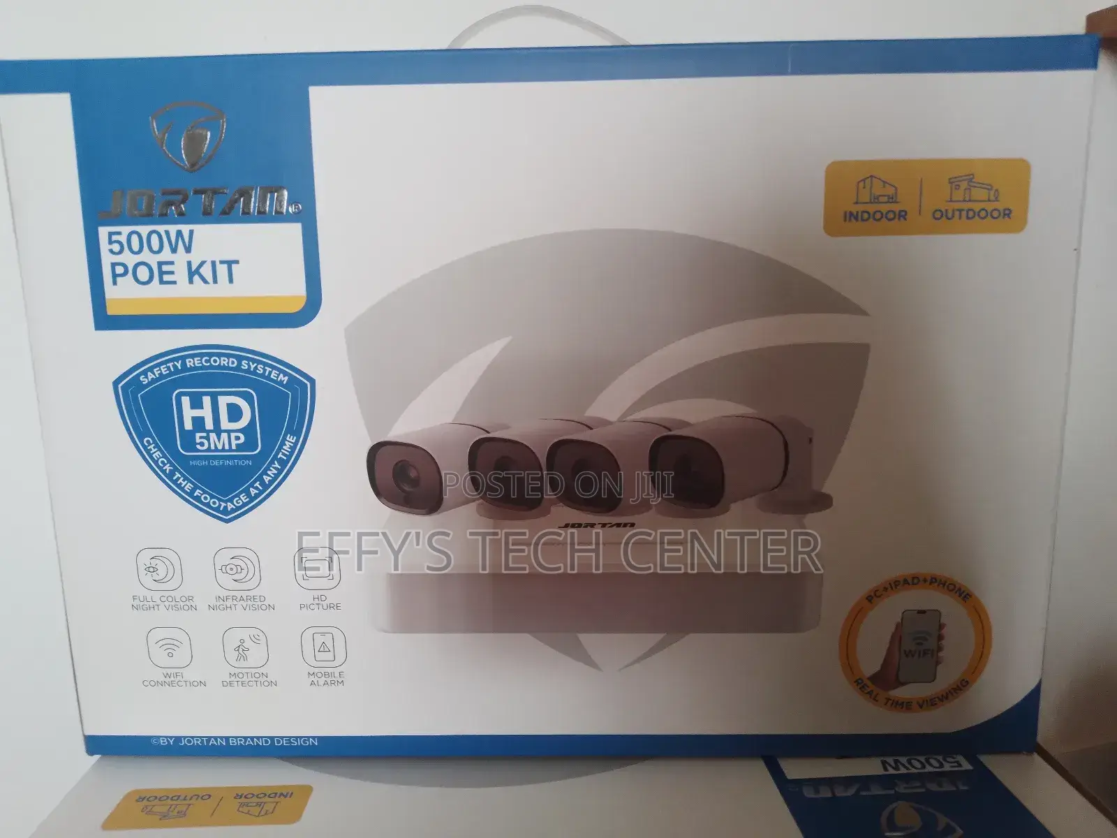 4 Channel 5mp Ip Camera Kit ( High Definition )