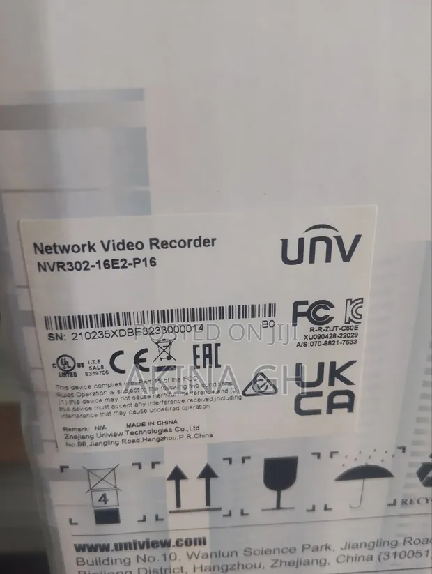 Uniview 16ch Poe NVR Nvr302-16e2-P16 2