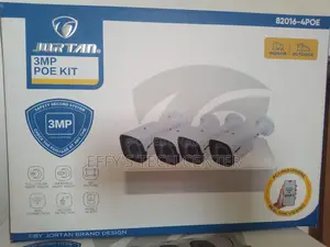 4 Channel 3mp Ip Camera Kit ( High Definition)
