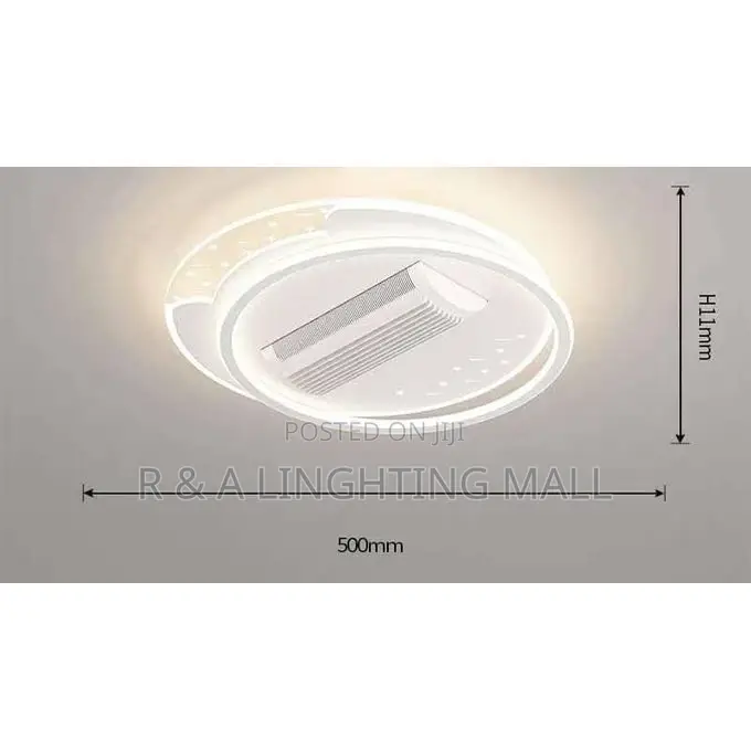 Voice Control Ceiling Fan With Light, + Remote Control
