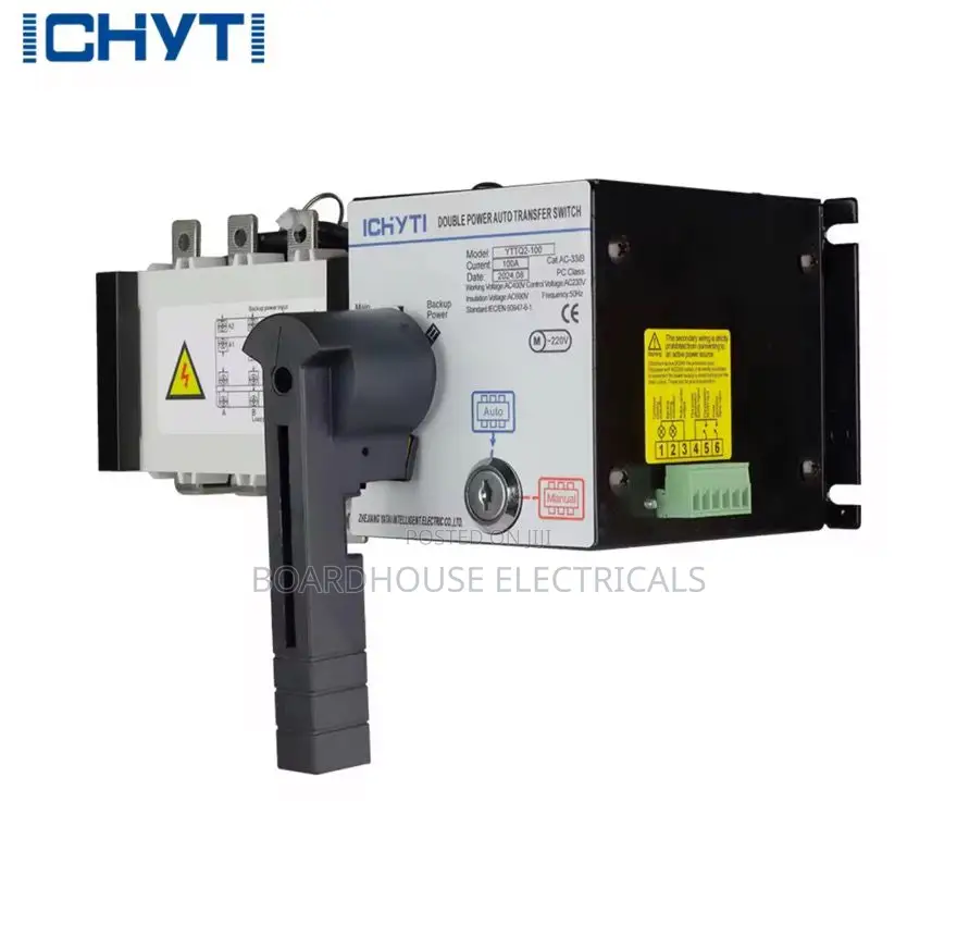 Heavy-Duty Three-Phase Design Automatic Transfer (Ats) – 100a to 350a