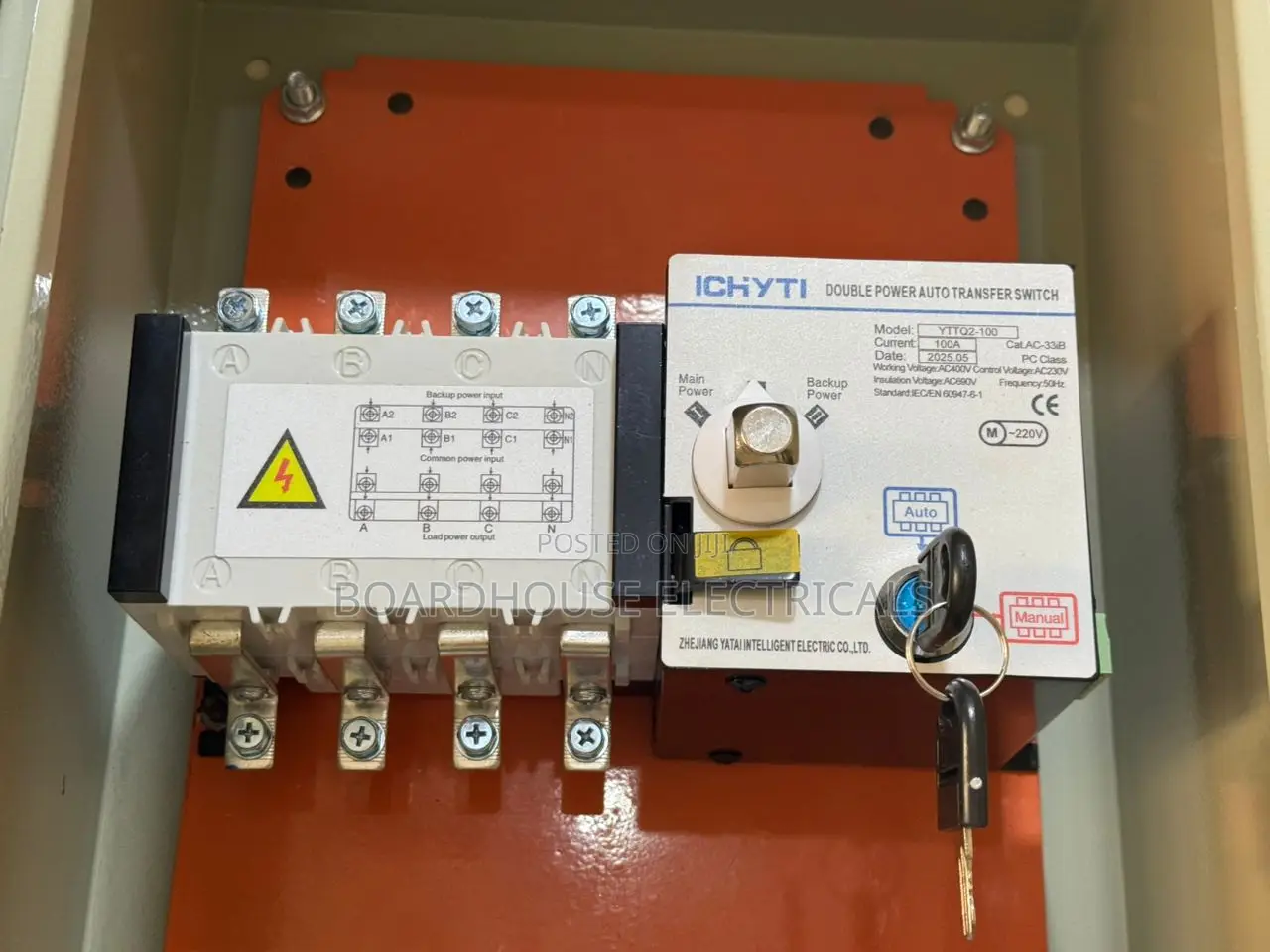Heavy-Duty Three-Phase Design Automatic Transfer (Ats) – 100a to 350a