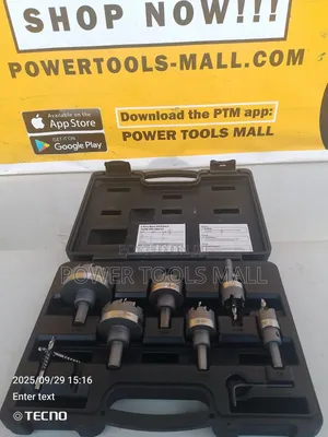 8-Piece Master Electrician's Carbide Hole Cutter Set
