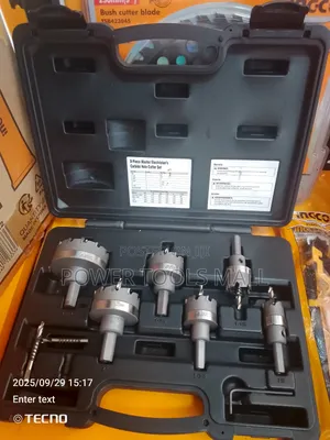 8-Piece Master Electrician's Carbide Hole Cutter Set