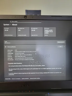 Laptop Acer Nitro 5 32GB Intel Core i5 eMMC 1T