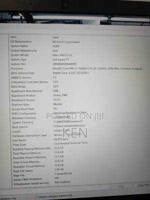 Laptop Acer Nitro 5 32GB Intel Core i5 eMMC 1T