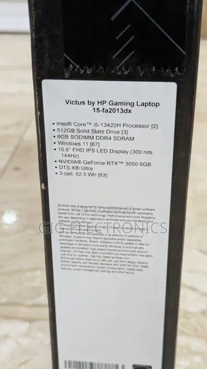 New Laptop HP Victus 15 8GB Intel Core I5 SSD 512GB