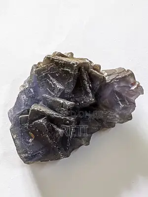 Large Lilac Fluorite Palm Stone. Stone of Mental Order and Clarity.