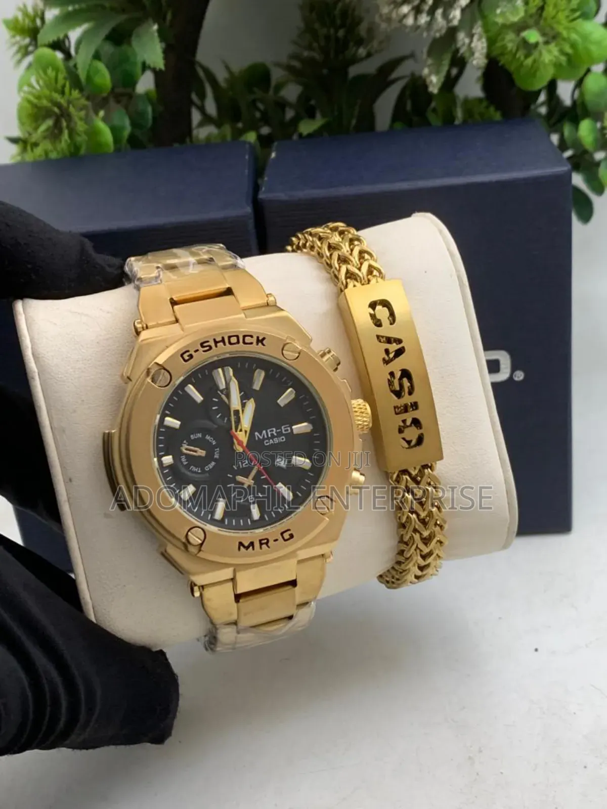 Chain Watch and Bracelet Set