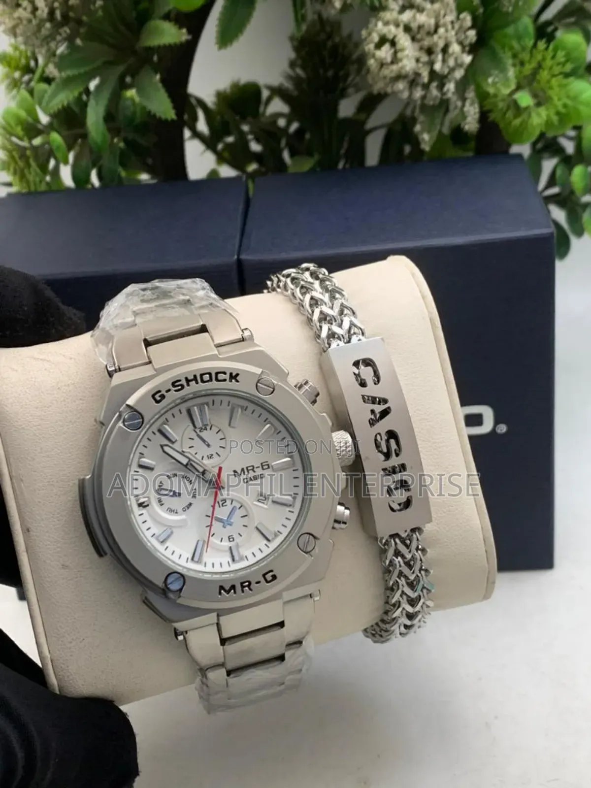 Chain Watch and Bracelet Set