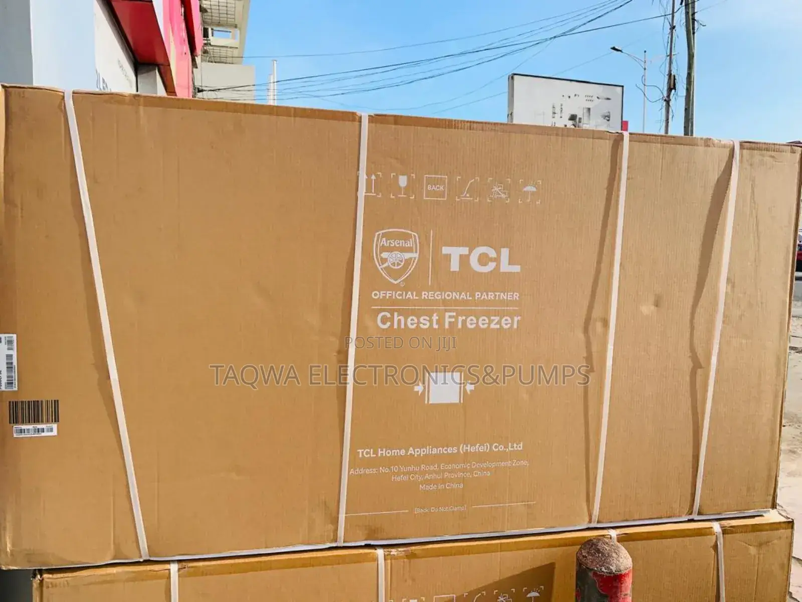 With 2-Doors TCL Chest Freezer 508 Litres