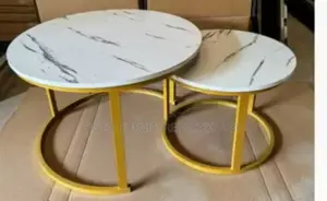 Double Wooden Center Table