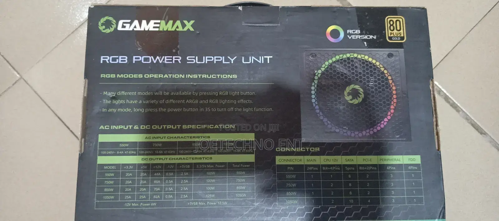 Gamemax Rgb Power Supply Unit